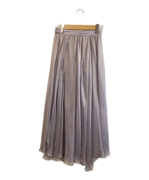 Lily Brown（リリーブラウン）Lily Brown (リリーブラウン) 光沢シアースカート パープル サイズ:Fの古着・服飾アイテム
