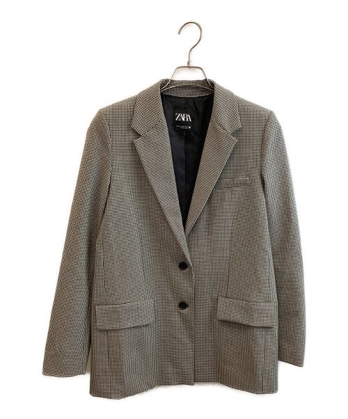ZARA（ザラ）ZARA (ザラ) テーラードジャケット ブラウン サイズ:XSの古着・服飾アイテム