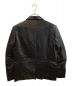 safari HOMME (サファリオム) ラムレザーテーラードジャケット ブラック サイズ:M：6800円