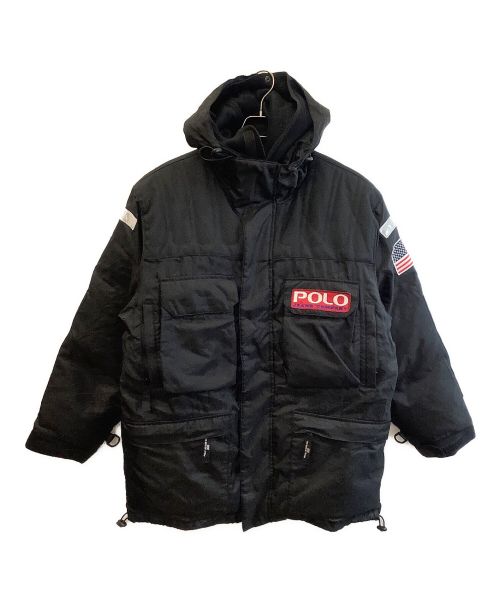 POLO JEANS CO.（ポロジーンズカンパニー）POLO JEANS CO. (ポロジーンズカンパニー) ダウンジャケット ブラック サイズ:Mの古着・服飾アイテム