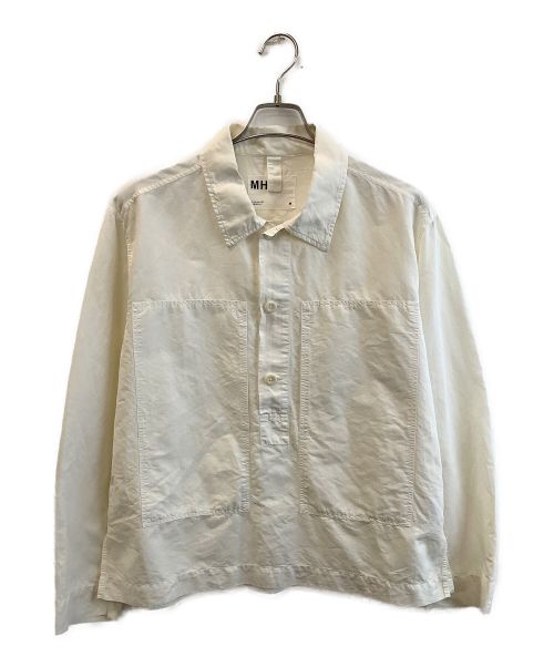 MHL（エムエイチエル）MHL (エムエイチエル) プルオーバーシャツ ホワイト サイズ:Mの古着・服飾アイテム