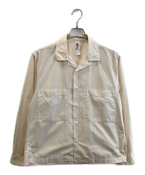 MHL（エムエイチエル）MHL (エムエイチエル) オープンカラーシャツ アイボリー サイズ:Mの古着・服飾アイテム