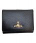 Vivienne Westwood（ヴィヴィアンウエストウッド）の古着「3つ折り財布」｜ブラック×ゴールド
