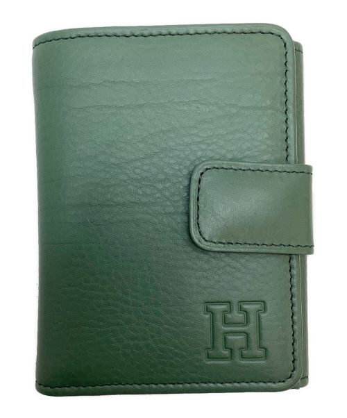 HIROFU（ヒロフ）HIROFU (ヒロフ) 2つ折り財布 グリーン 未使用品の古着・服飾アイテム