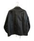 WYM LIDNM (ウィム バイ リドム) フェイクレザージャケット ブラック サイズ:S：6000円