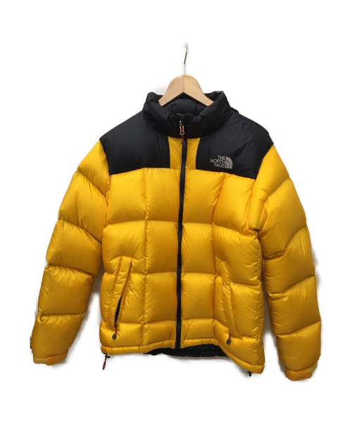 中古 古着通販 The North Face ザノースフェイス ダウンジャケット イエロー ブラック サイズ 95 ブランド 古着通販 トレファク公式 Trefac Fashion