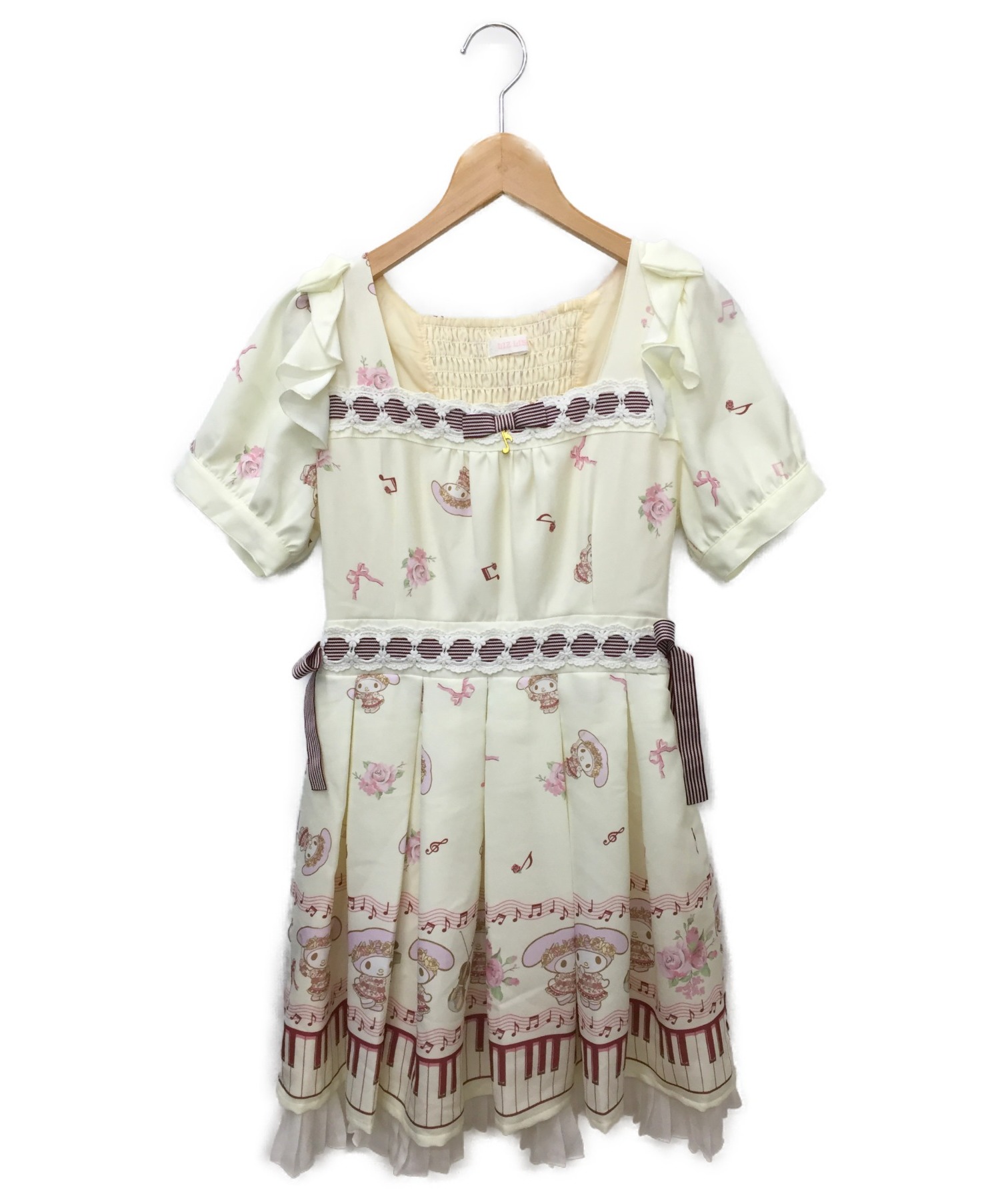 中古 古着通販 Liz Lisa リズリサ ワンピース クリーム サイズ Size 0 マイメロディー ブランド 古着通販 トレファク公式 Trefac Fashion