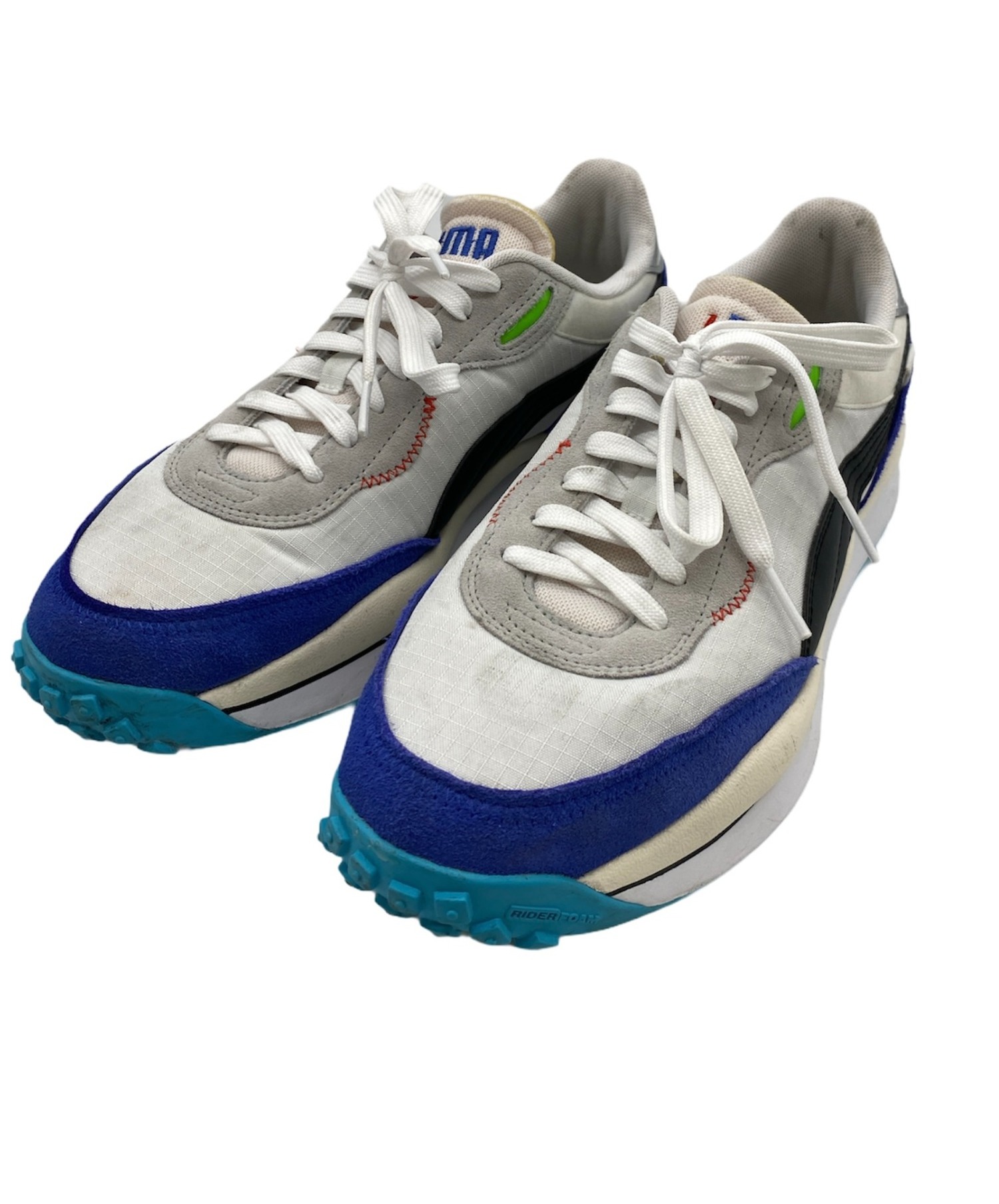 中古 古着通販 Puma プーマ スニーカー ホワイト ブルー サイズ Size 27 5 3729 01 ブランド 古着通販 トレファク公式 Trefac Fashion