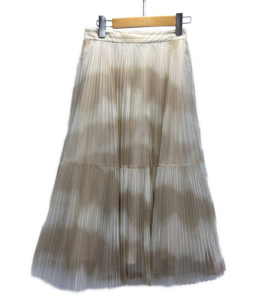 Snidel（スナイデル）Snidel (スナイデル) チュールタイダイスカート ベージュ サイズ:1の古着・服飾アイテム
