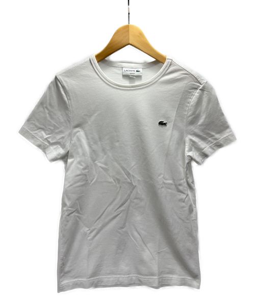 LACOSTE（ラコステ）LACOSTE (ラコステ) ワンポイントTシャツ ホワイト サイズ:XSの古着・服飾アイテム
