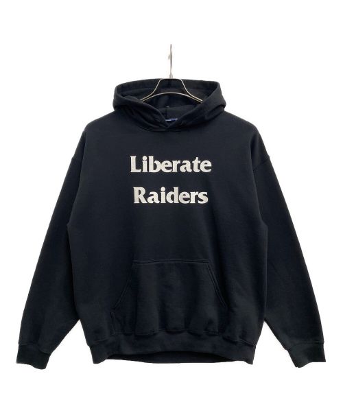 Liberaiders（リベレイダース）Liberaiders×RHC Ron Herman (リベライダーズ×ロンハーマン) 別注スウェットフーディー ブラック サイズ:MEDIUMの古着・服飾アイテム