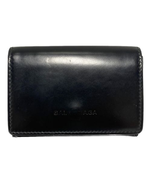 BALENCIAGA（バレンシアガ）BALENCIAGA (バレンシアガ) 2つ折り財布 ブラックの古着・服飾アイテム