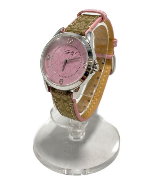 COACH（コーチ）COACH (コーチ) 腕時計 ピンクの古着・服飾アイテム