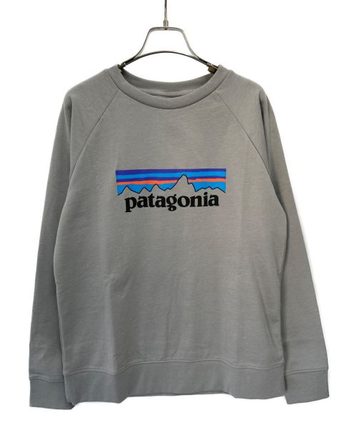 Patagonia（パタゴニア）Patagonia (パタゴニア) P-6ロゴ クルースウェットシャツ グレー サイズ:XXL 未使用品の古着・服飾アイテム