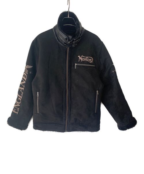 Norton（ノートン）Norton (ノートン) B-3ジャケット ブラック サイズ:Lの古着・服飾アイテム