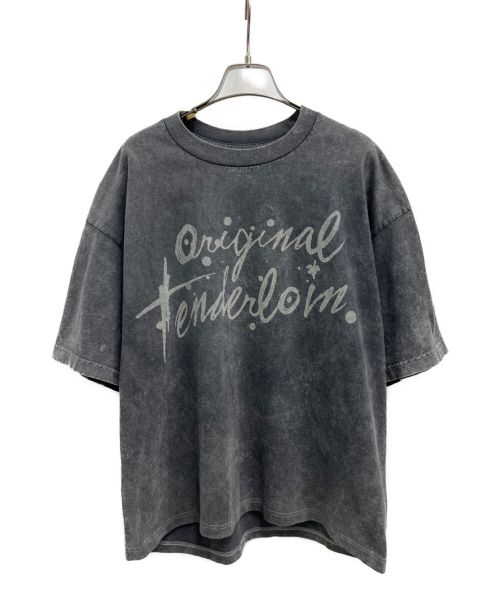 TENDERLOIN（テンダーロイン）TENDERLOIN (テンダーロイン) 半袖Tシャツ チャコールグレー サイズ:XLの古着・服飾アイテム
