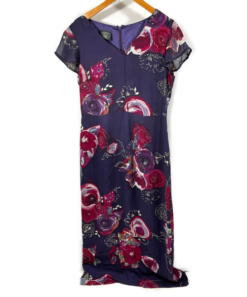 中古 古着通販 Laura Ashley ローラ アシュレイ クラシックマキシワンピース パープル サイズ M 花柄 ブランド 古着通販 トレファク公式 Trefac Fashion