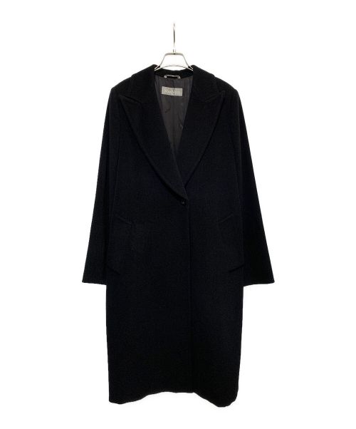 MaxMara（マックスマーラ）MaxMara (マックスマーラ) ウールコート ブラック サイズ:USA8の古着・服飾アイテム