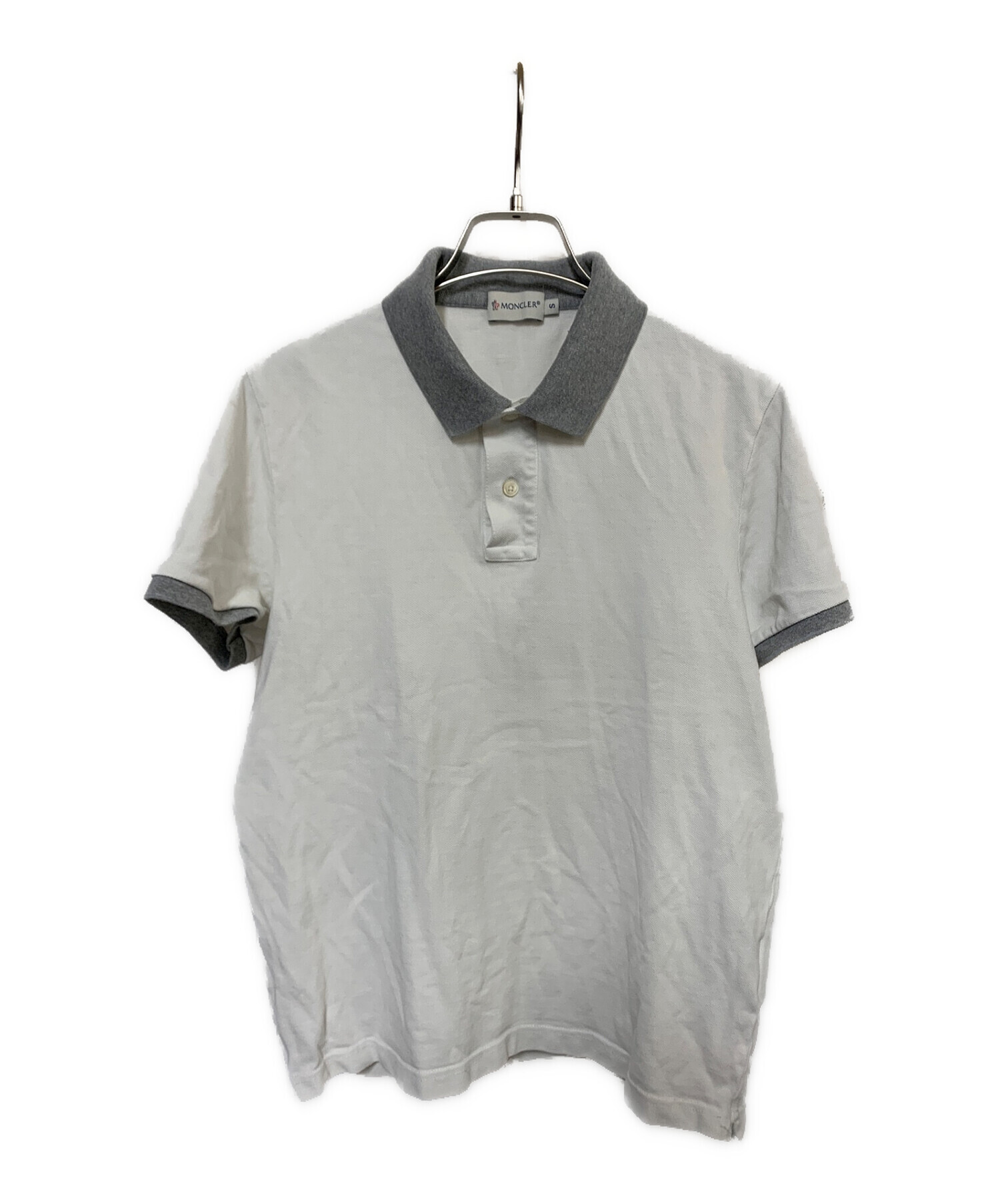 MONCLER (モンクレール) ポロシャツ ホワイト サイズ:S