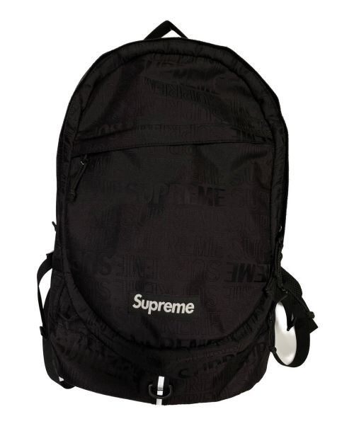 SUPREME（シュプリーム）SUPREME (シュプリーム) Backpack ブラック サイズ:-の古着・服飾アイテム