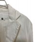 GANRYU (ガンリュウ) デニムテーラードジャケット ホワイト サイズ:S：7800円