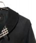 BURBERRY BLACK LABEL (バーバリーブラックレーベル) ショートステンカラーコート ブラック サイズ:L：12000円