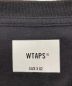 中古・古着 WTAPS (ダブルタップス) バックプリントロングTシャツ ブラック サイズ:X 02：12000円