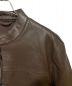 COLE HAAN (コールハーン) ボンデッドレザー モトジャケット ブラウン サイズ:M：40000円