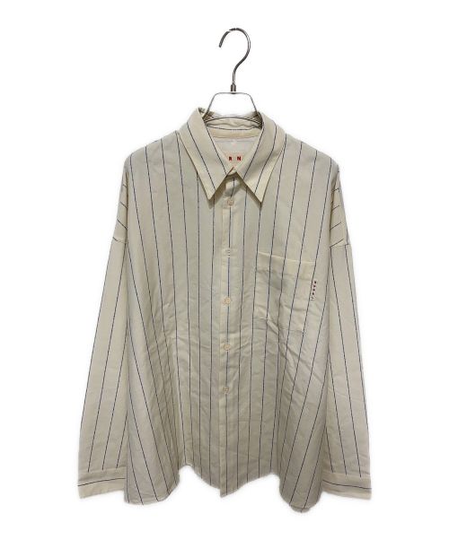 MARNI（マルニ）MARNI (マルニ) トロピカルウールシャツ ベージュ サイズ:44の古着・服飾アイテム