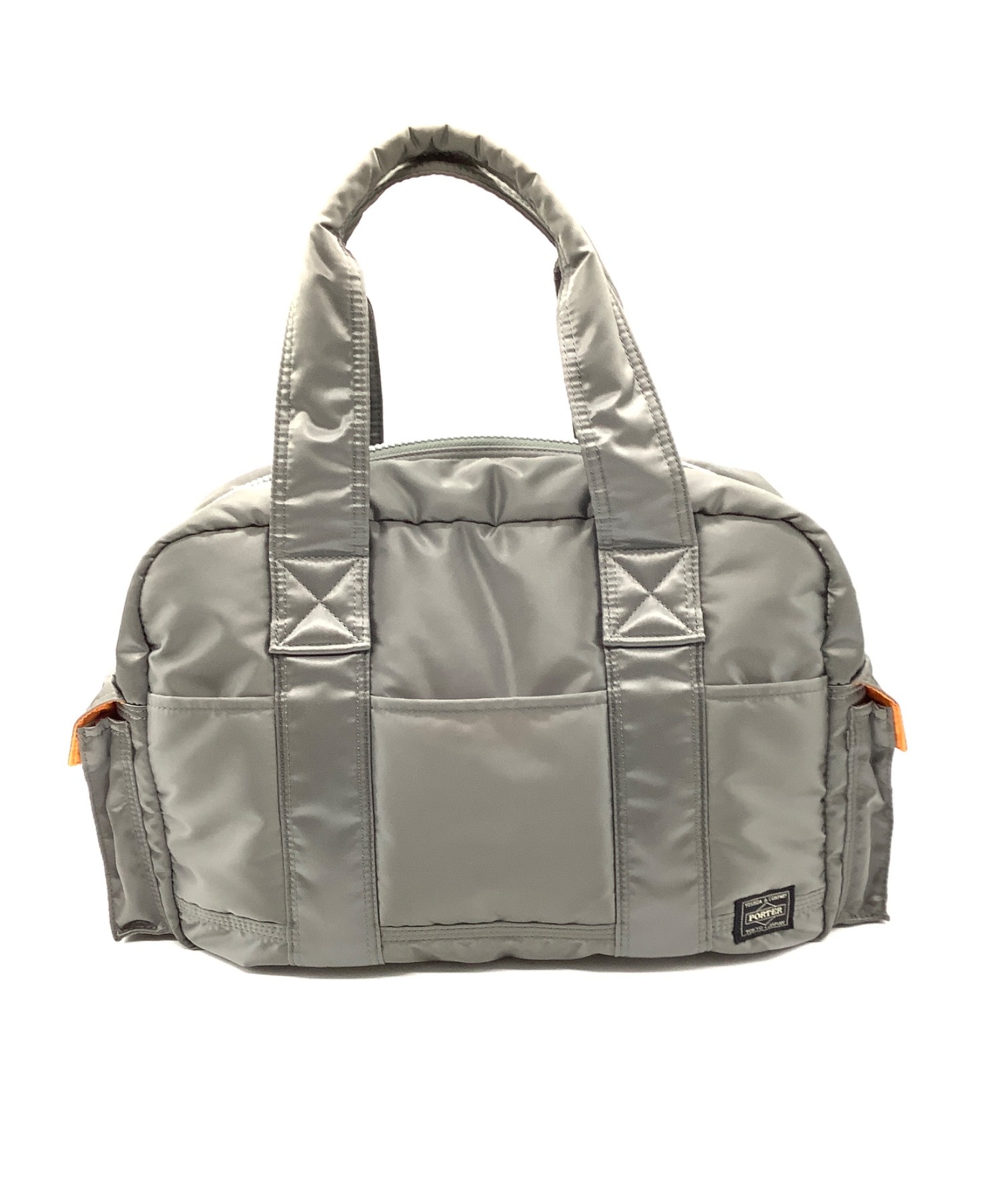 中古 古着通販 Porter ポーター ミニボストンバッグ シルバーグレー タンカー 622 ブランド 古着通販 トレファク公式 Trefac Fashion