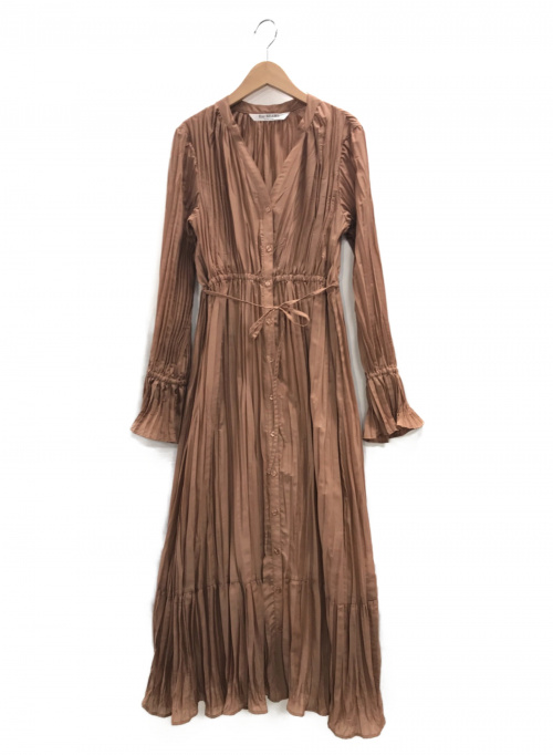 中古 古着通販 Ray Beams レイビームス プリーツロングワンピース ブラウン サイズ ブランド 古着通販 トレファク公式 Trefac Fashion