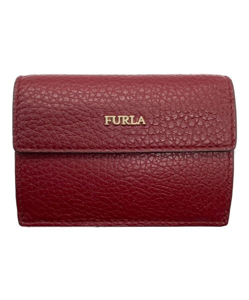 FURLA（フルラ）FURLA (フルラ) コンパクトウォレット レッドの古着・服飾アイテム