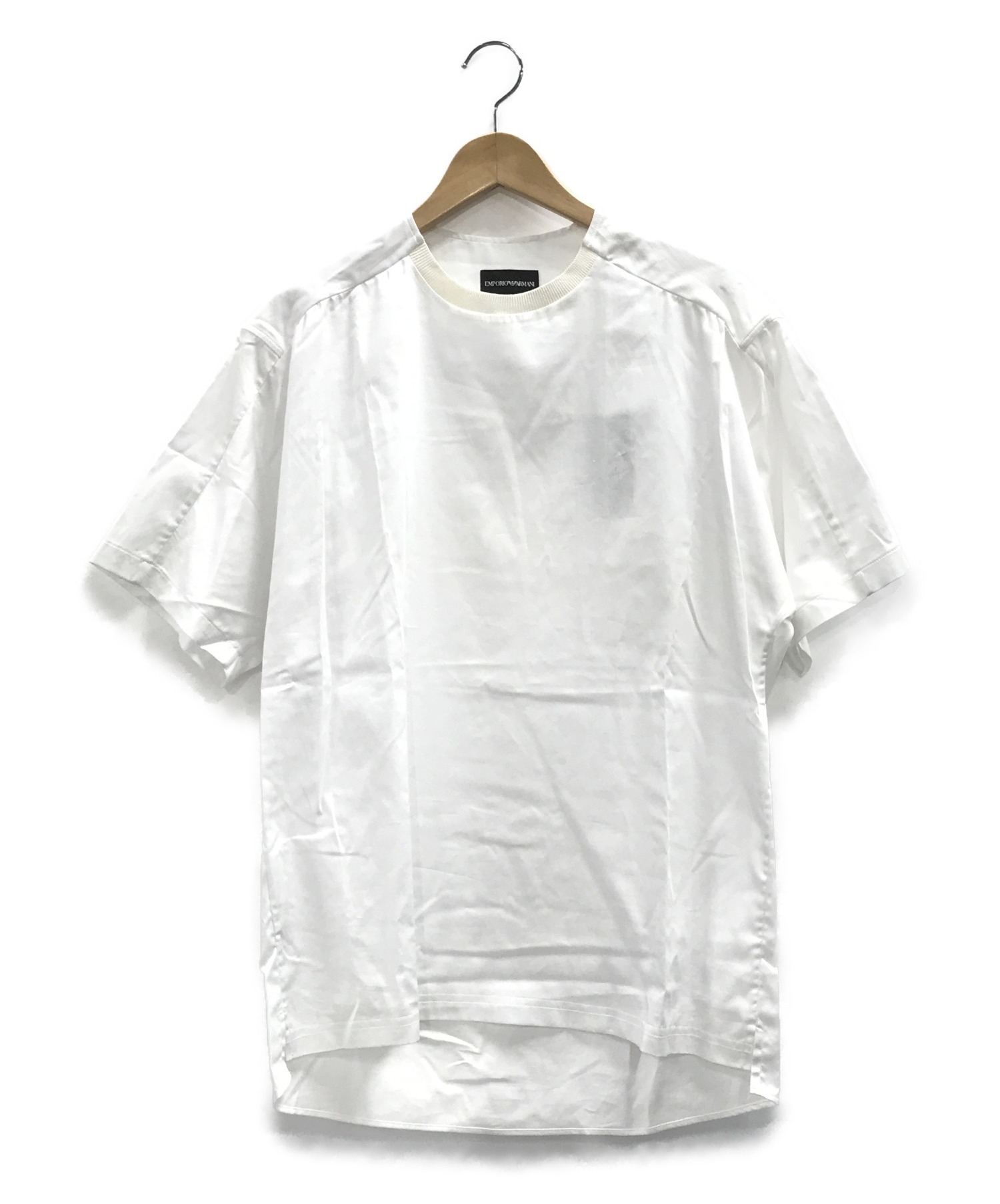 【中古・古着通販】EMPORIO ARMANI (エンポリオアルマーニ) Tシャツ ホワイト サイズ:S 未使用品｜ブランド・古着通販 トレフ