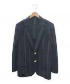 YOHJI YAMAMOTOヨウジヤマモト）の古着「ウールテーラード2Bジャケット」｜ブルー×ブラック