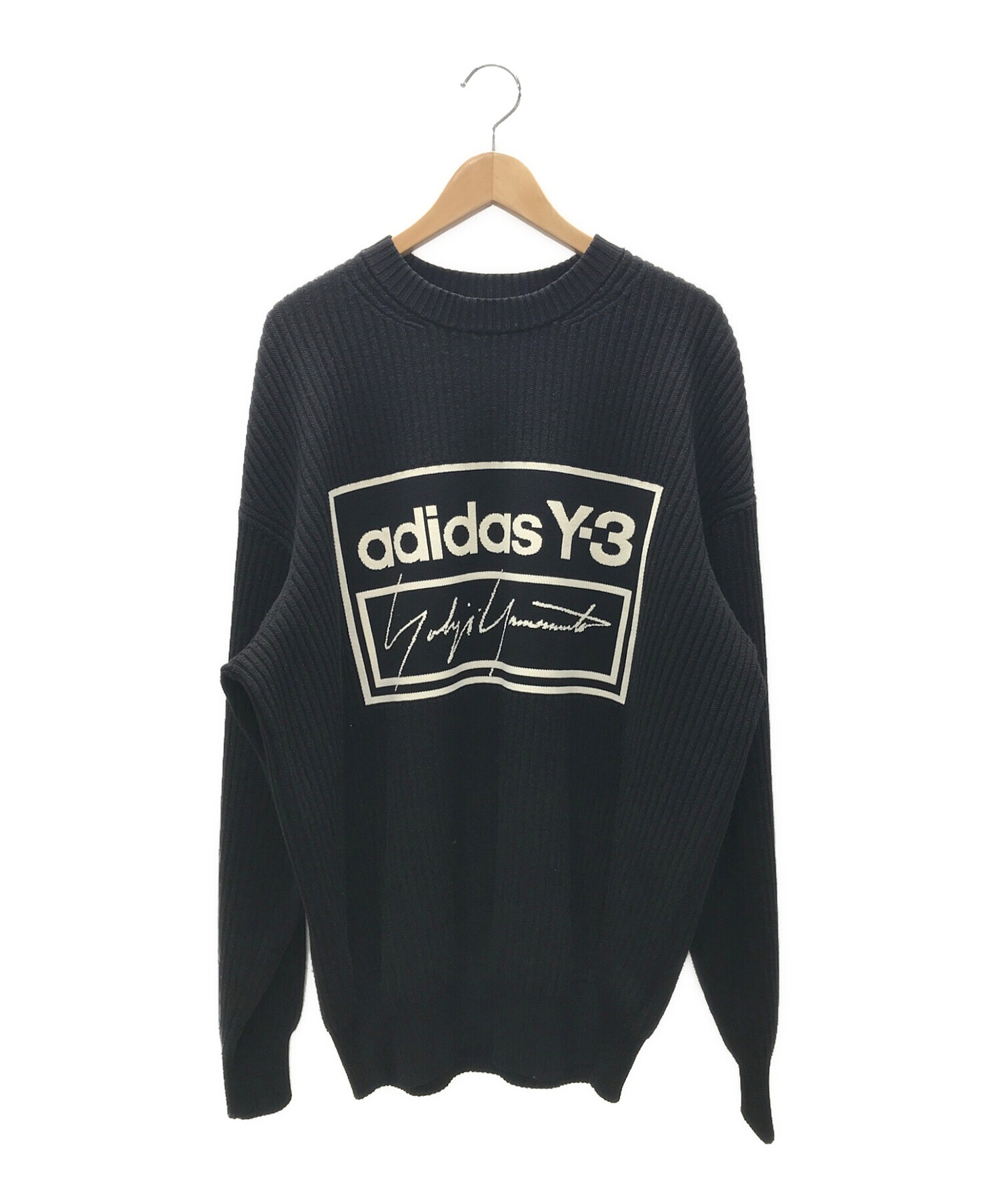 adidas×Y-3 (アディダス×ワイスリー) Tech knit Crew Sweater ブラック サイズ:XXS