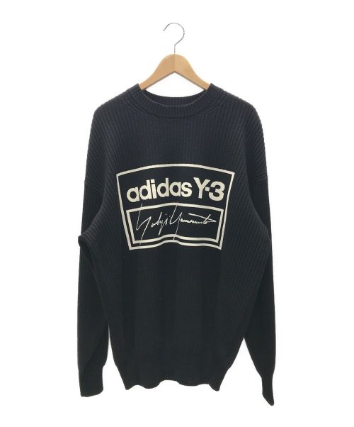 adidas（アディダス）adidas (アディダス) Y-3 (ワイスリー) Tech knit Crew Sweater ブラック サイズ:XXSの古着・服飾アイテム