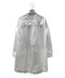 MM6 Maison Margiela (エムエムシックス メゾンマルジェラ) ミニシャツドレス フリンジディテール付き ホワイト サイズ:42：9000円