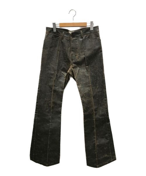 BED J.W. FORD（ベッドフォード）BED J.W. FORD (ベッドフォード) Chameleon coating trousers ブラウン サイズ:1の古着・服飾アイテム