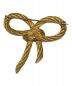 Christian Dior (クリスチャン ディオール) リボンモチーフブローチ カラー：ゴールド：14800円