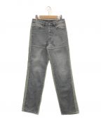 DIESELディーゼル）の古着「D-Mand 007g2 Straight Jeans/デニムパンツ」｜グレー×グリーン