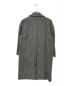 CASA FLINE (カーサフライン) チェックミディアムジャケットコート グレー サイズ:F：17800円
