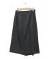 ISSEY MIYAKE (イッセイミヤケ) ウールタックロングスカート ブラック サイズ:3：6800円