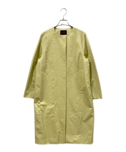 TOMORROW LAND（トゥモローランド）TOMORROW LAND (トゥモローランド) スパークツイル コクーンコート イエロー サイズ:36の古着・服飾アイテム