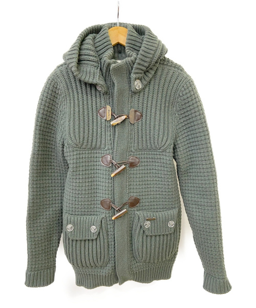 中古 古着通販 Bark バーク ニットダッフルコート グリーン サイズ Xs ブランド 古着通販 トレファク公式 Trefac Fashion