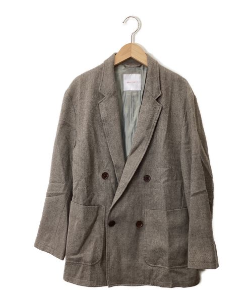 bractment（ブラクトメント）bractment (ブラクトメント) ウールジャケット ベージュ サイズ:36の古着・服飾アイテム