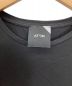 ATON (エイトン) Tシャツ ブラック サイズ:02：6800円
