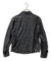 中古・古着 LEVI'S (リーバイス) デニムジャケット ブラック サイズ:不明：6800円