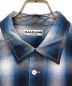 CAHLUMN (カウラム) チェックシャツ ブルー×ホワイト サイズ:L：9000円
