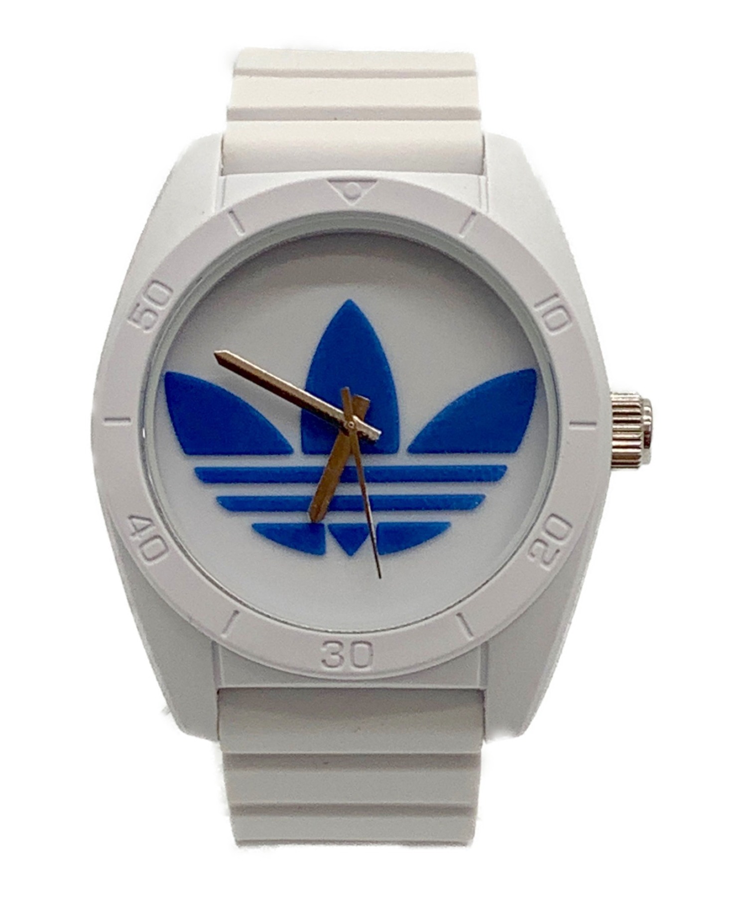 中古 古着通販 Adidas アディダス 腕時計 ブルーxホワイト サイズ ブランド 古着通販 トレファク公式 Trefac Fashion