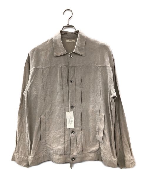 SLOW&CO（スロウ）SLOW&CO (スローアンドコー) リネンジャケット アイボリー サイズ:FREEの古着・服飾アイテム